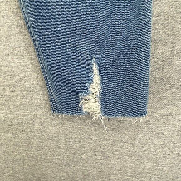 Hollister Jeans Women JR 5R W27 Distressed Ultra High Rise Mom Vintage Stretch - Picture 6 of 14